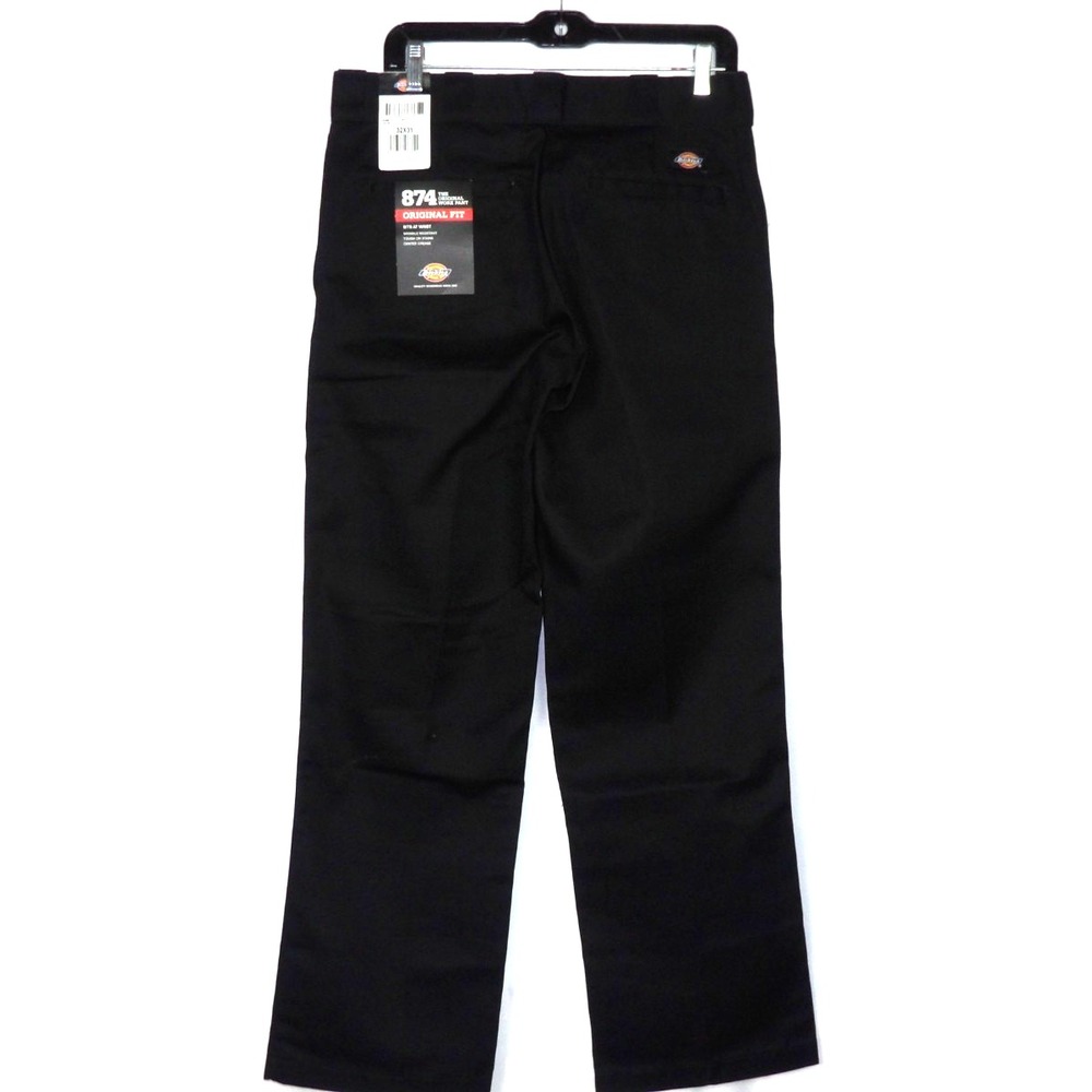 NEW! DICKIES Black 874 Original Fit Work Pants Men's 32 X 31 NWT!